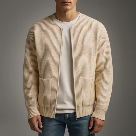 Oliver Knit Zip Cardigan