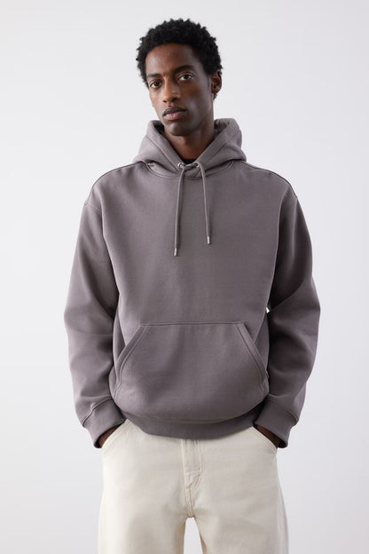 Men’s Loose Fit Hoodie – Soft Cotton Blend Sweatshirt