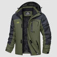 Men's Water-Repellent Winter Ski Jacket with Fleece Lining