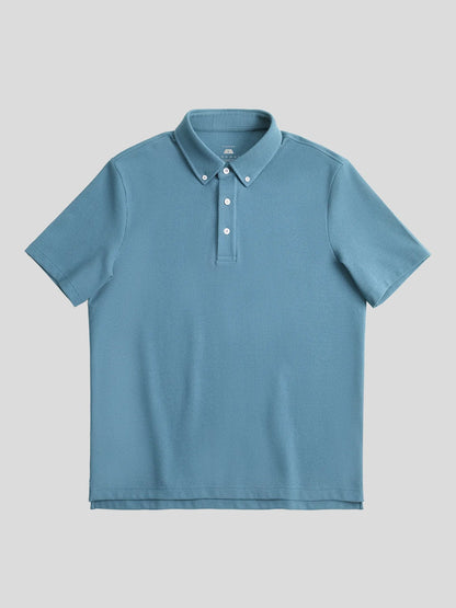 BreezeLuxe Breathable Piqué Short Sleeve Polo