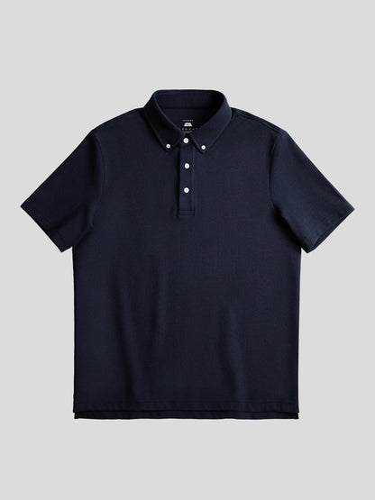 BreezeLuxe Breathable Piqué Short Sleeve Polo